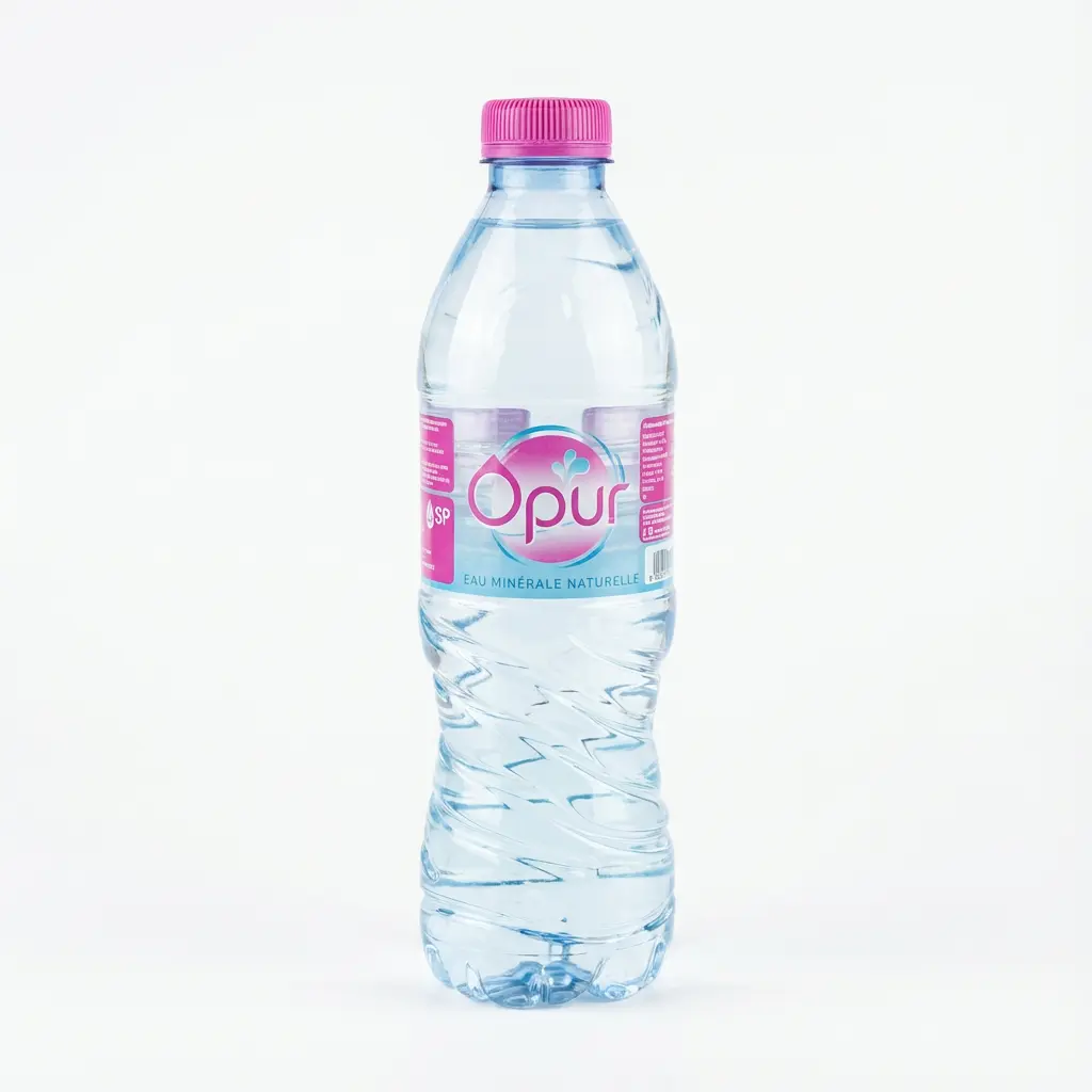 bouteille eau minerale opur cameroun 50cl pratique